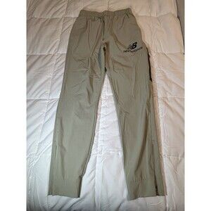 New Balance Men’s Size M Logo All Motion Lightweight Joggers Beige Track Pants